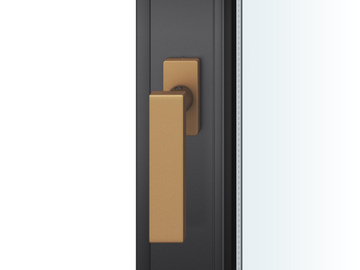 FSB 1003 Fenstergriff Aluminium gestrahlt, bronzefarbig eloxiert (0410)