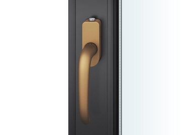 FSB 1023 Fenstergriff Aluminium gestrahlt, bronzefarbig eloxiert (0410)
