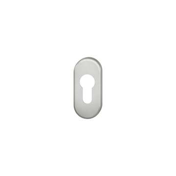 FSB Schließzylinderrosette oval Aluminium naturfarbig (0105)