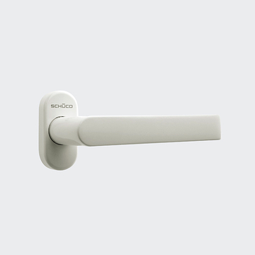 Türdrücker / Türgriff, gerade / Schüco 240154 RAL 9010 (Reinweiß) | Gerade