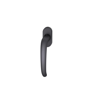 FSB 1023 Fenstergriff Aluminium gestrahlt, schwarz eloxiert (0810)