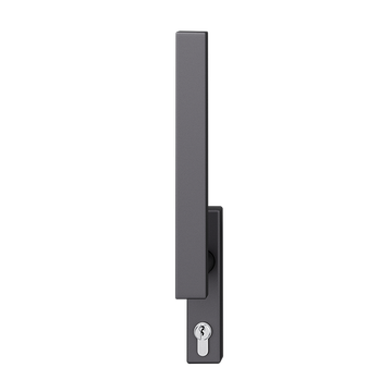 FSB 1003 Hebeschiebetürgriff Aluminium gestrahlt, schwarz eloxiert (0810)