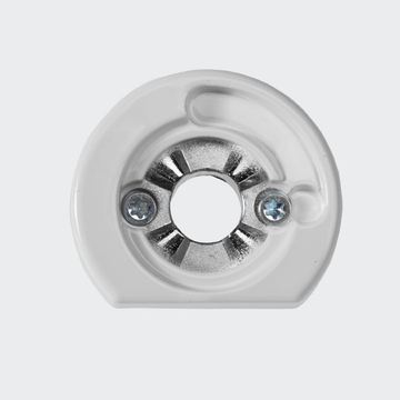 RC Befestigungsrosette RAL9010 (Reinweiß) | Rechts
