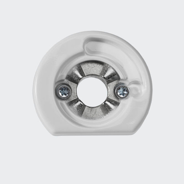 RC Befestigungsrosette RAL9016 (Verkehrsweiß) | Rechts