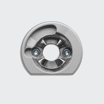 SmartActive RC Befestigungsrosette Silber | links