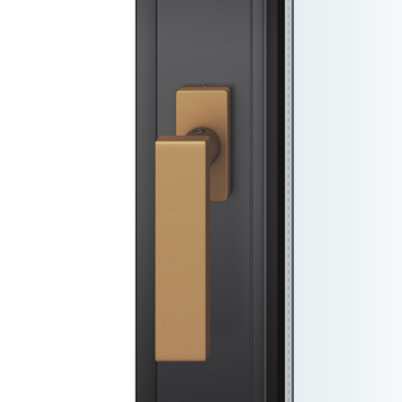 FSB 1003 Fenstergriff Aluminium gestrahlt, bronzefarbig eloxiert (0410)