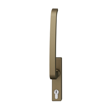 FSB 1163 Hebeschiebetürgriff Aluminium gestrahlt, mittelbronzefarbig eloxiert (0510)