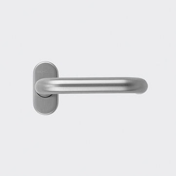 Türdrücker / Türgriff, gerade / Schüco 210713 Edelstahl (INOX)