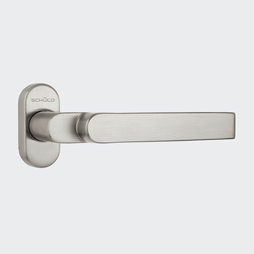 Türdrücker / Türgriff, gekröpft / Schüco 279640 Edelstahl | Gekröpft