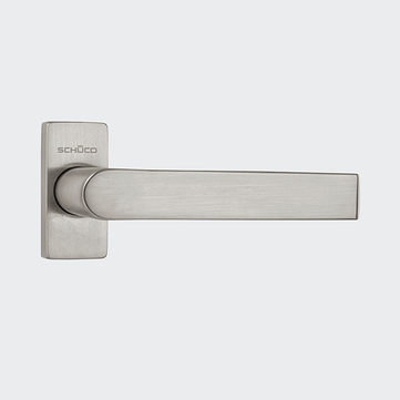 Türdrücker / Türgriff, gerade (Edelstahl) / Schüco 240293 
