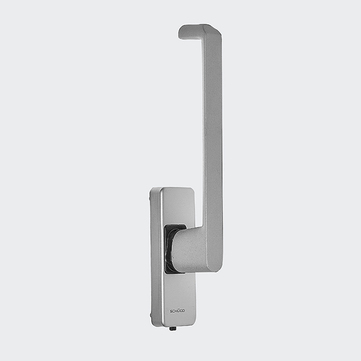 Fenstergriff Silber Look | DIN links