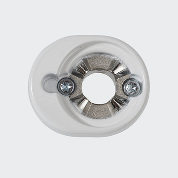 RC Befestigungsrosette RAL 9016 (Verkehrsweiß)