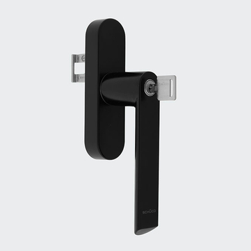 Fenstergriff RAL 9005 (Tiefschwarz)