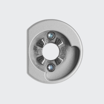 SmartActive Befestigungsrosette Silber | Rechts