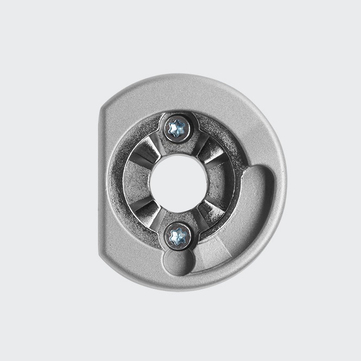 SmartActive RC Befestigungsrosette Silber | rechts