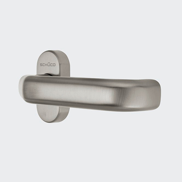 Türdrücker / Türgriff, gekröpft / Schüco 210723 Edelstahl