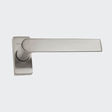 Türdrücker / Türgriff, gerade (Edelstahl) / Schüco 240293 