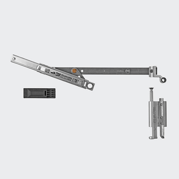 Drehkipp-Schere 35 kg Links | Naturton/Silberfarbig