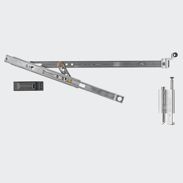 Drehkipp-Schere 130 kg Rechts | Naturton/Silberfarbig