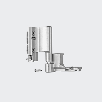 Ecklager 130 kg Links | Naturton/Silberfarbig