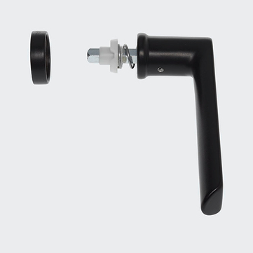 Fenstergriff RAL 9005 (Tiefschwarz)