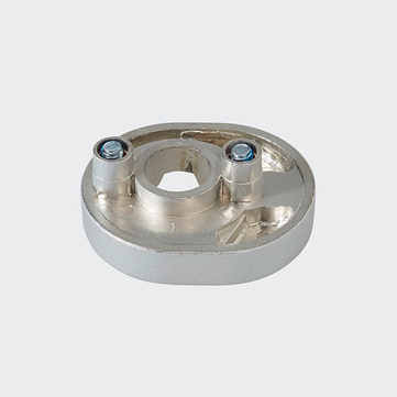 RC Befestigungsrosette Silber