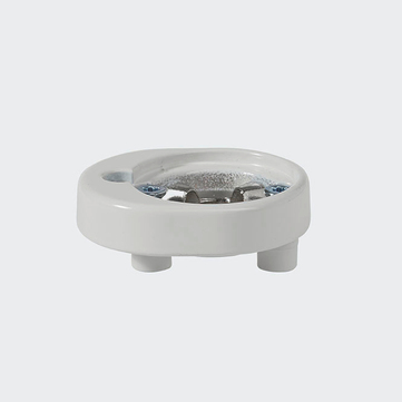 RC Befestigungsrosette RAL 9010 (Reinweiß)