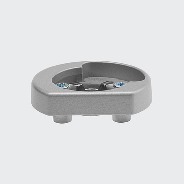 SmartActive Befestigungsrosette Silber | Rechts