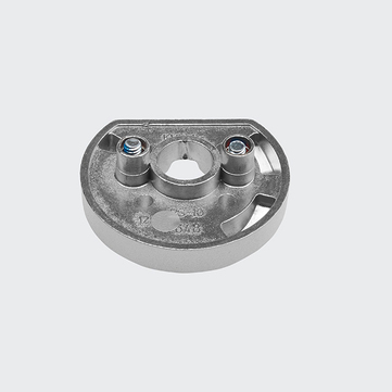 SmartActive RC Befestigungsrosette Silber | links