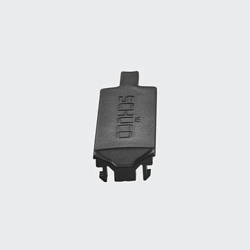 Abdeckung für Eckumlenkung, Lang Schwarz