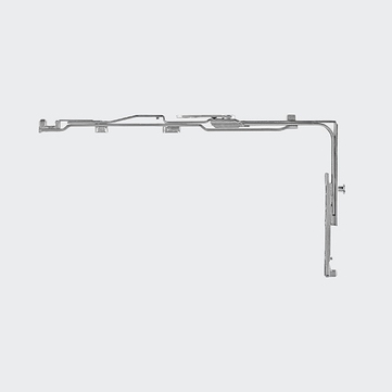Schereneckumlenkung / Schüco VarioTec Silber | 220 mm