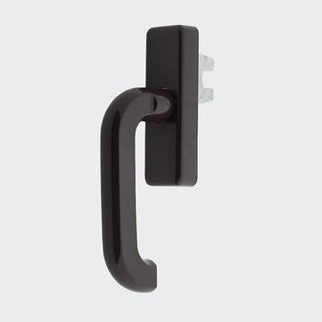Fenstergriff (Getriebehandhebel), 21455700 Braun