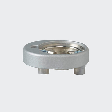 RC Befestigungsrosette Silber