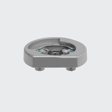 SmartActive RC Befestigungsrosette Silber | links