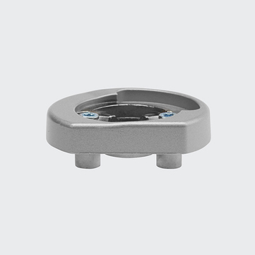 SmartActive RC Befestigungsrosette Silber | rechts