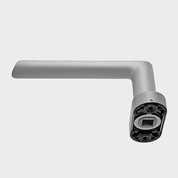 Türdrücker / Türgriff, gerade / Schüco 240152 EV1 (Silber) | Gerade