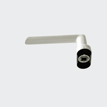 Türdrücker / Türgriff, gerade / Schüco 240154 RAL 9010 (Reinweiß) | Gerade