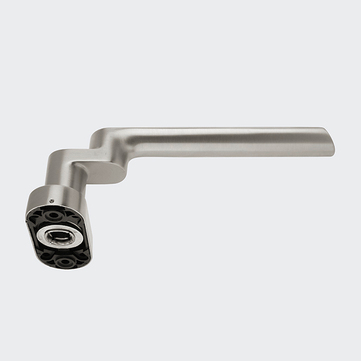 Türdrücker / Türgriff, gekröpft / Schüco 279640 Edelstahl | Gekröpft