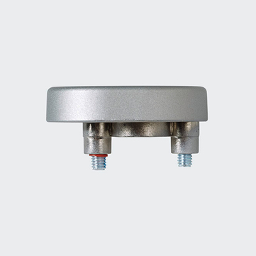 RC Befestigungsrosette Silber