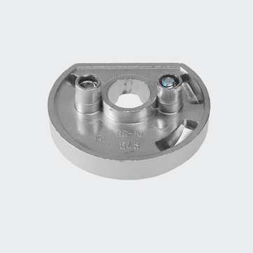 RC Befestigungsrosette Silber | Links