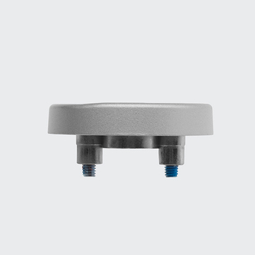 SmartActive RC Befestigungsrosette Silber | links