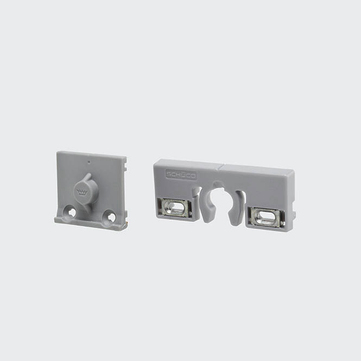 Balkontür-Schnäpper (neuer Beschlag) Corona CT 70 / SI 82 | Silber
