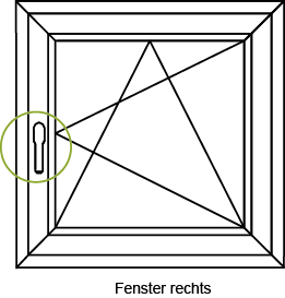 Fenstergriff (Steckgriff) abschließbar, 25472500 Weiß 