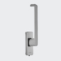 Fenstergriff Silber Look | DIN links