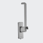 Fenstergriff Silber Look | DIN links