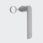 Fenstergriff Silber-Look