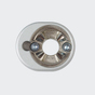 RC Befestigungsrosette Silber