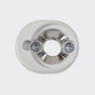 RC Befestigungsrosette RAL 9010 (Reinweiß)
