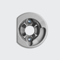 SmartActive RC Befestigungsrosette Silber | rechts
