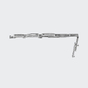 Schereneckumlenkung / Schüco VarioTec Silber | 220 mm